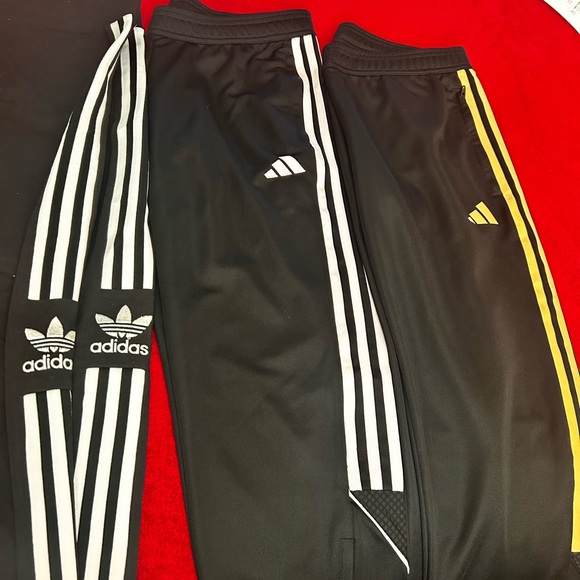 Adidas Women’s Black Track Pants 3 pairs. - Picture 1 of 3